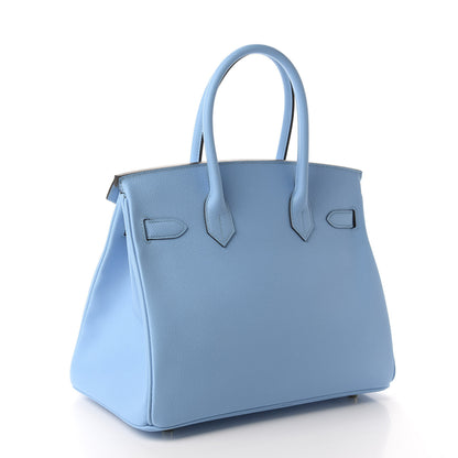 Hermes Epsom Birkin 30 Celeste 3 of 11