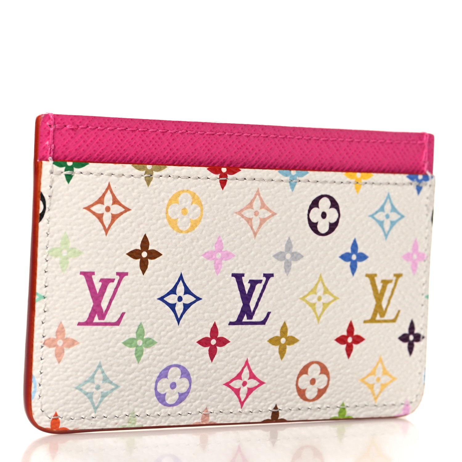 Louis Vuitton LV X TM Monogram Multicolor Card Holder Kawaii Pink 3 of 7
