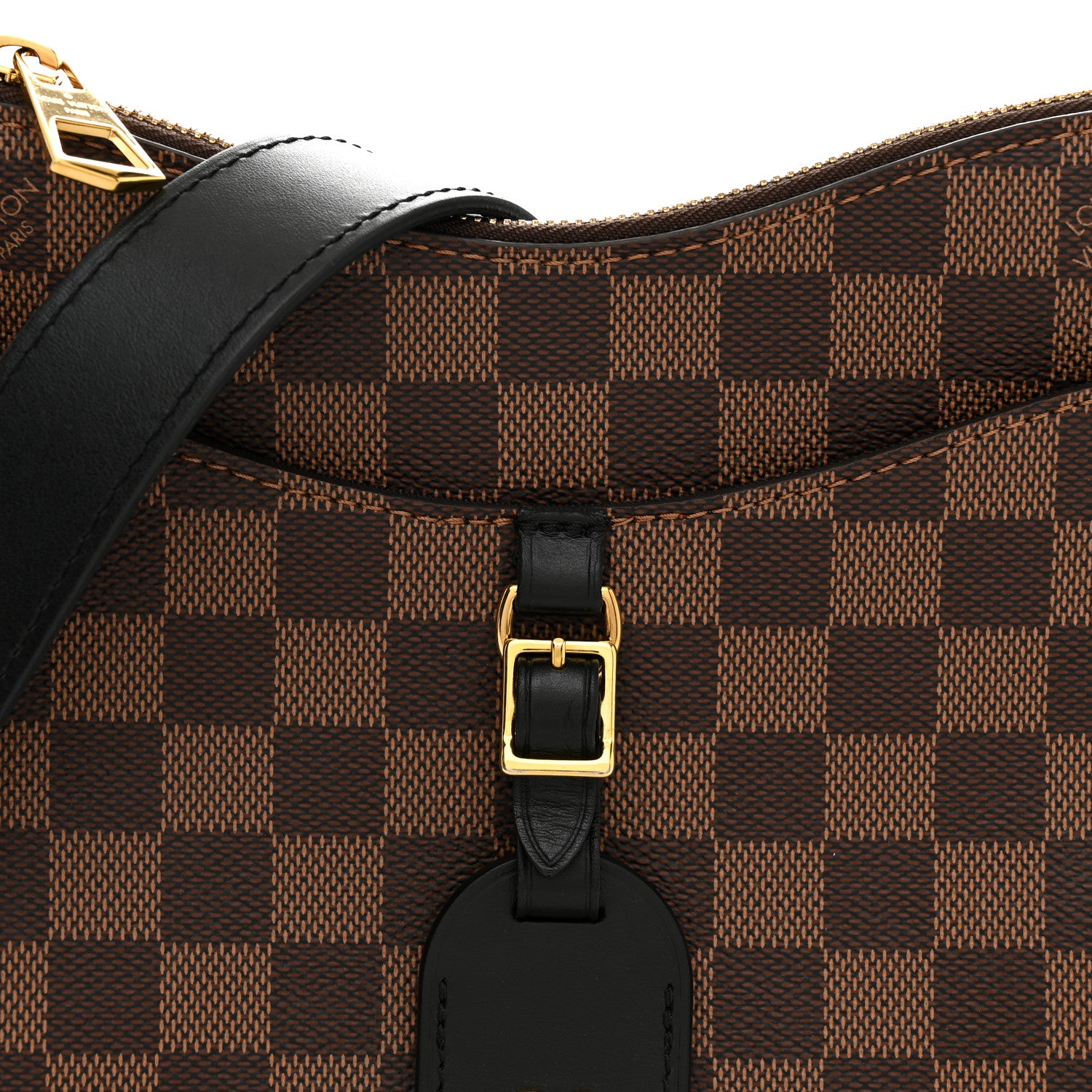 Louis Vuitton Damier Ebene Odeon PM Black 7 of 10