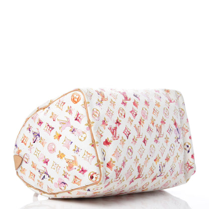 Louis Vuitton Watercolor Aquarelle Speedy 35 White 4 of 17