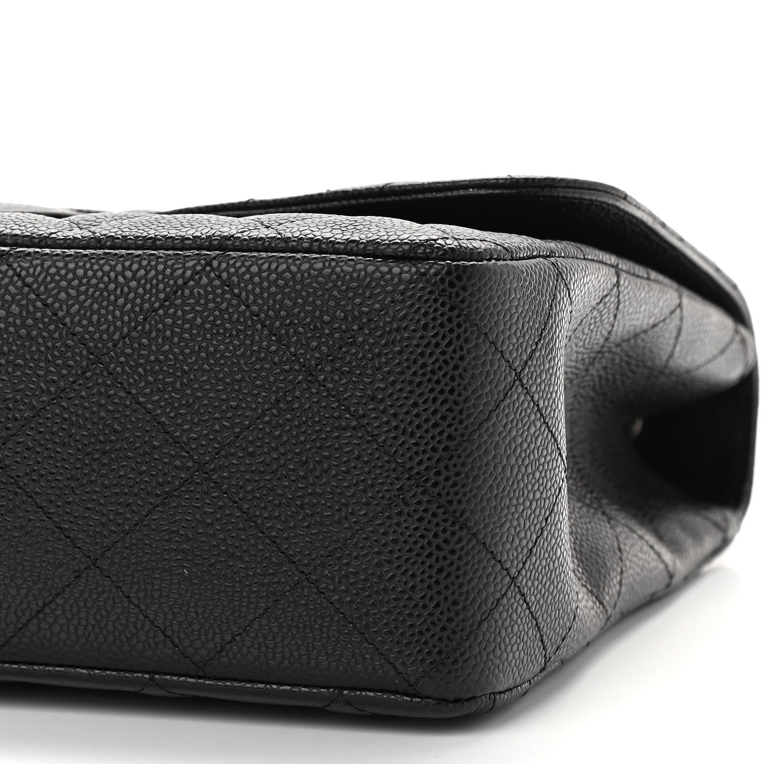 Chanel Caviar Quilted Jumbo Single Flap Black 6 of 12