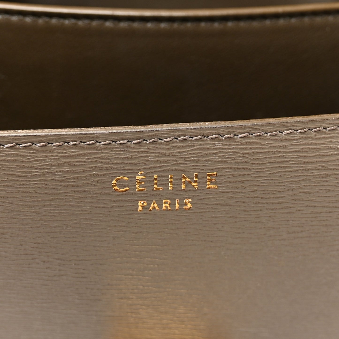 Liege Calfskin Medium Classic Box Flap Bag Souris