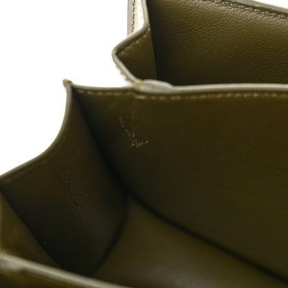 Celine Box Calfskin Small Classic Box Flap Bag Army Green 11 of 11