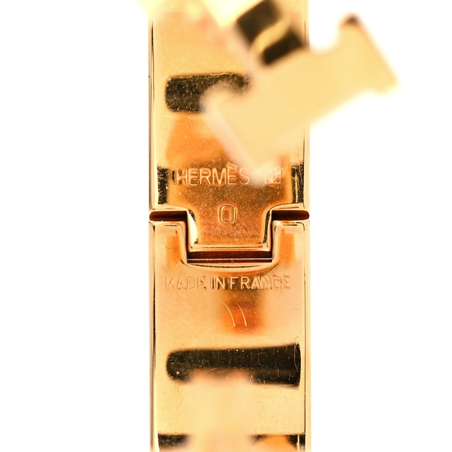 Enamel Narrow Clic Clac H Bracelet PM Black