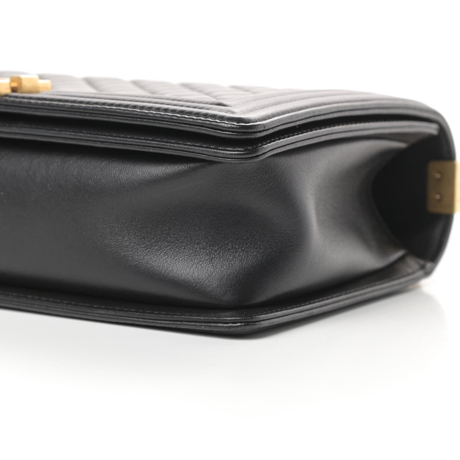 Chanel Lambskin Quilted New Medium Boy Flap Black 10 of 15