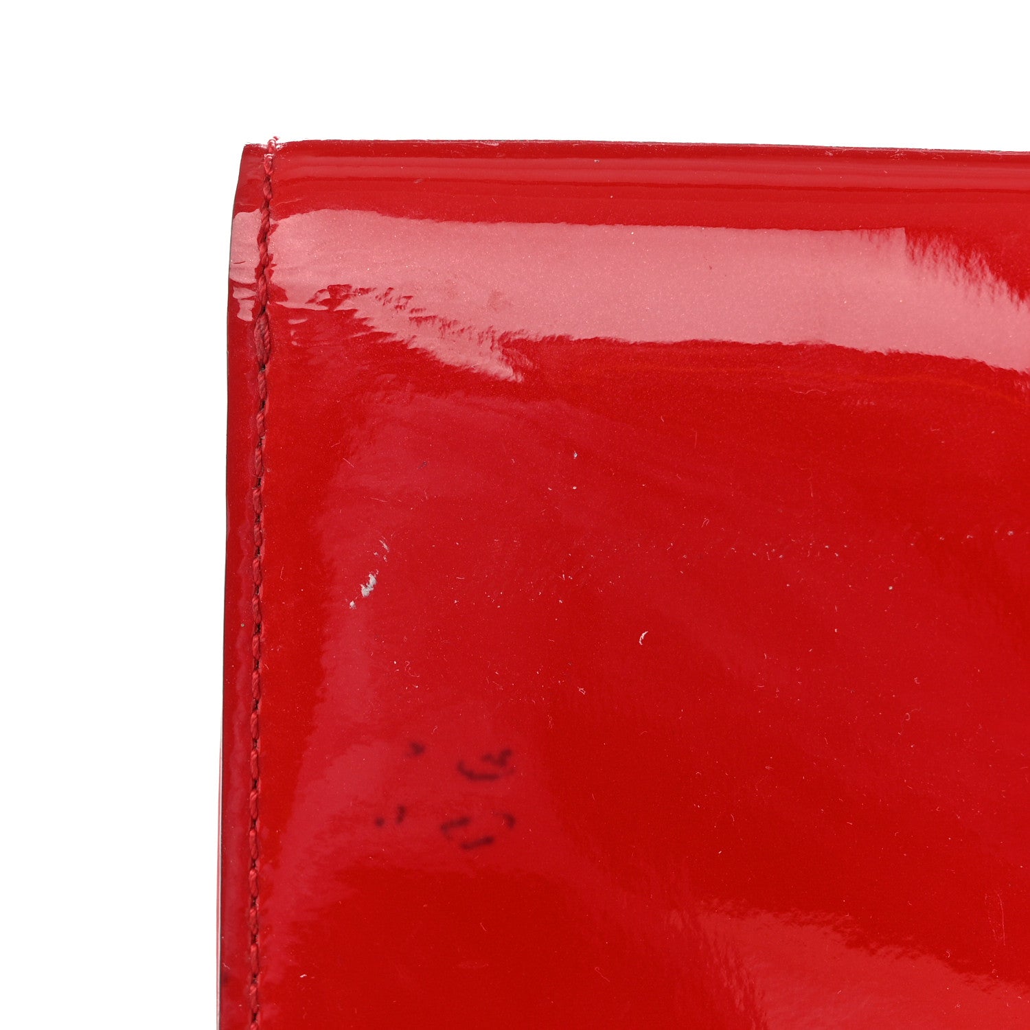 Louis Vuitton Patent Louise Clutch Cherry 12 of 12