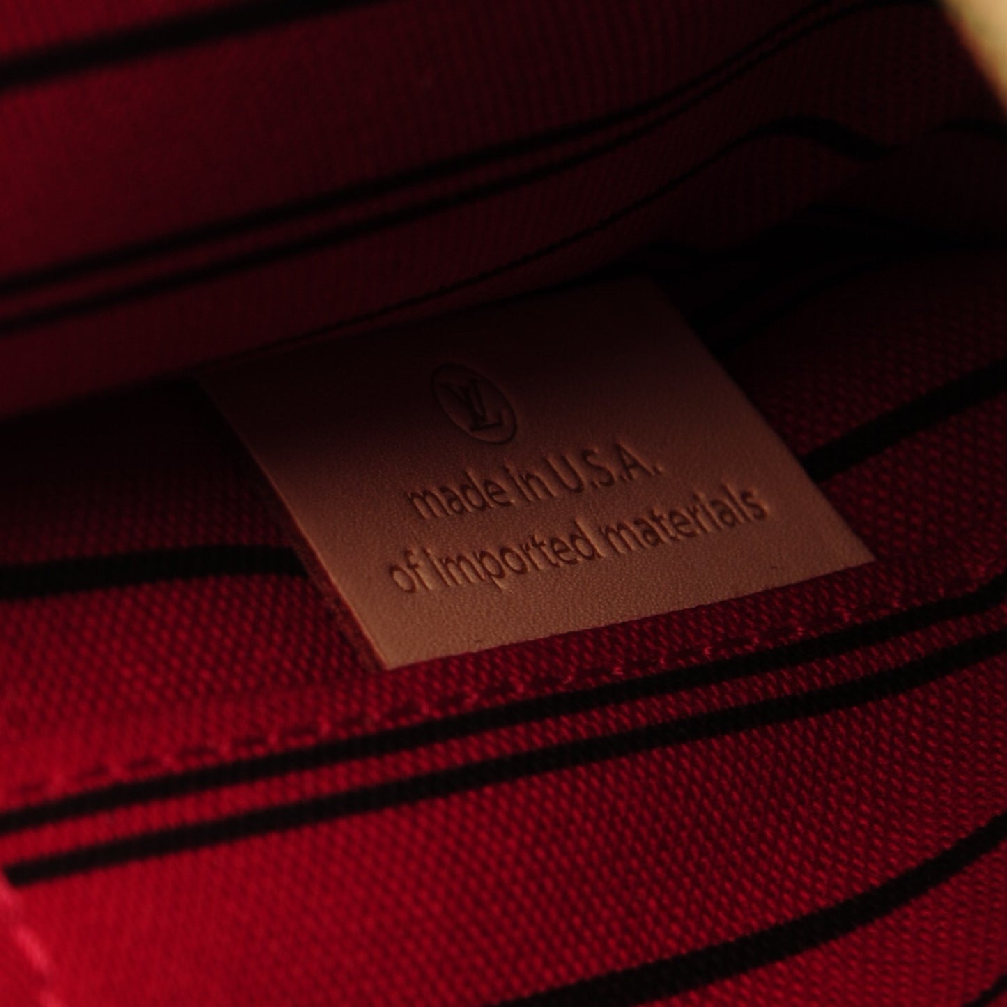 Monogram Neverfull MM GM Pochette Cherry