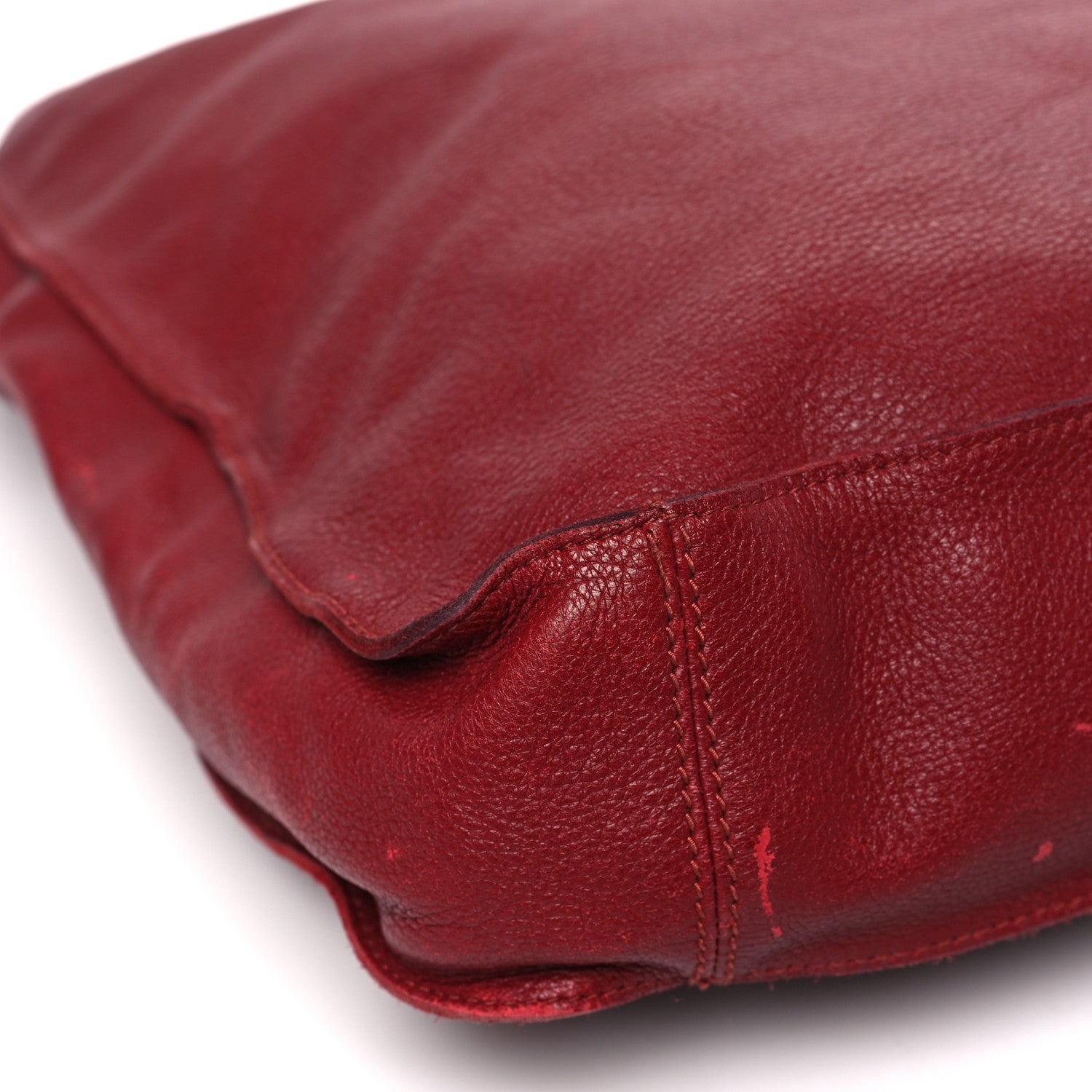 Bottega Veneta Cervo Deerskin Hobo Red 8 of 11