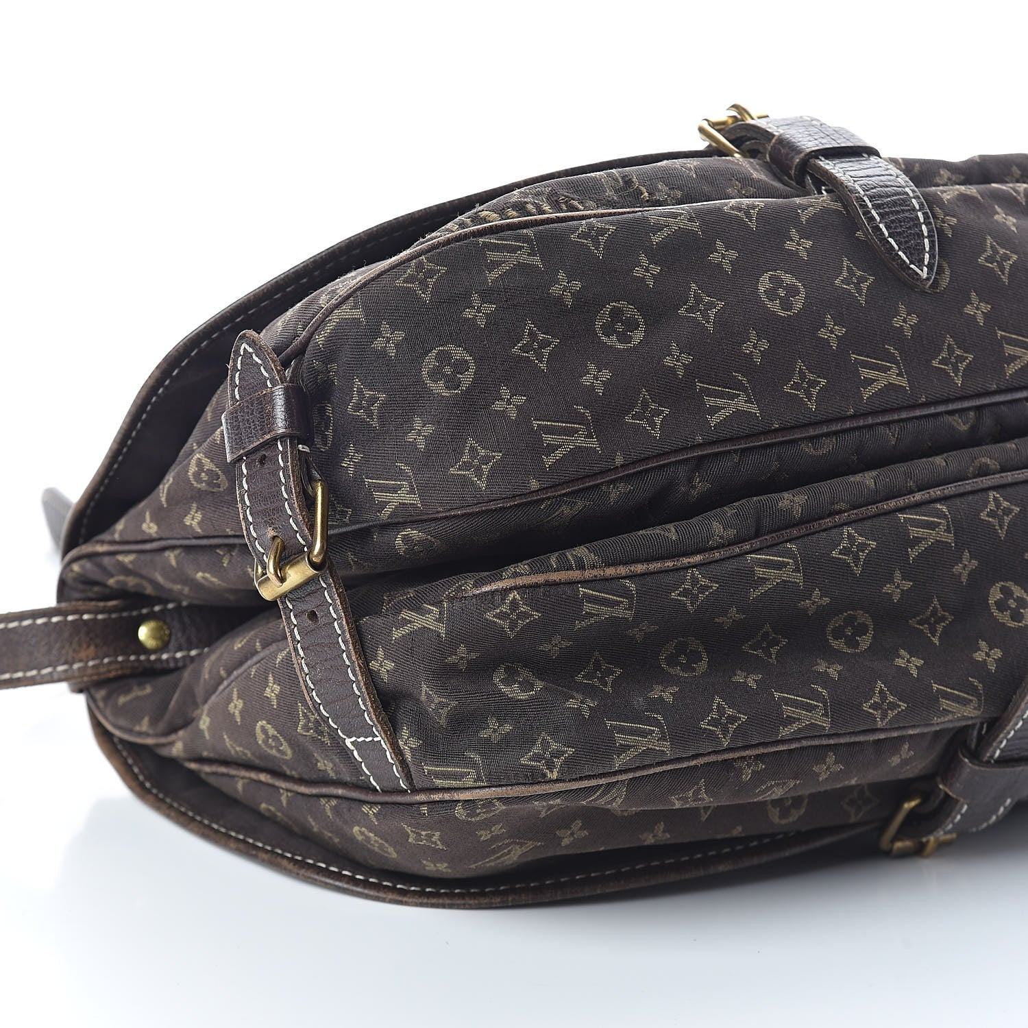 Louis Vuitton Monogram Mini Lin Saumur Ebene 8 of 15