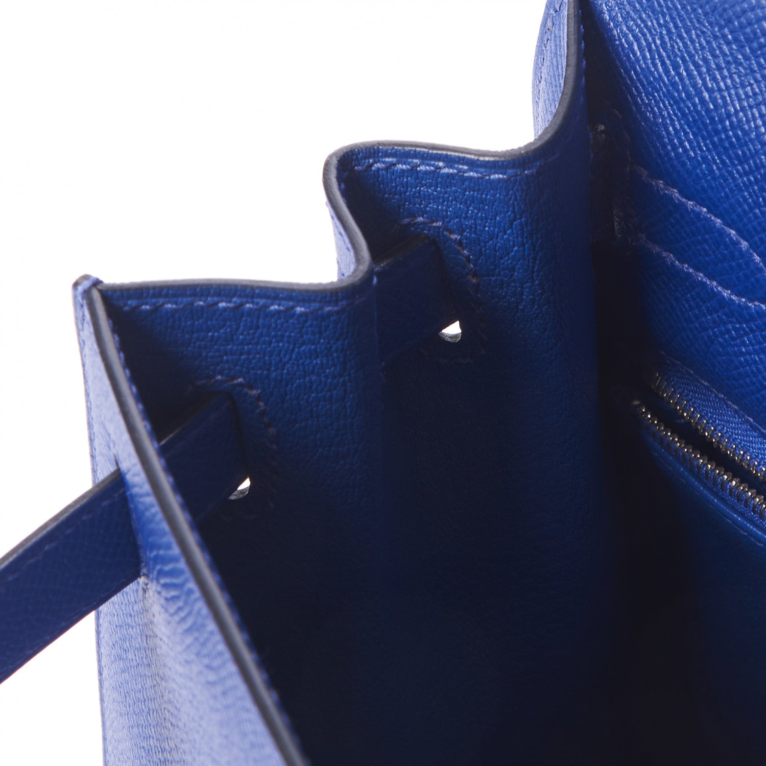 Hermes Epsom Kelly Sellier 28 Bleu Electrique 19 of 32