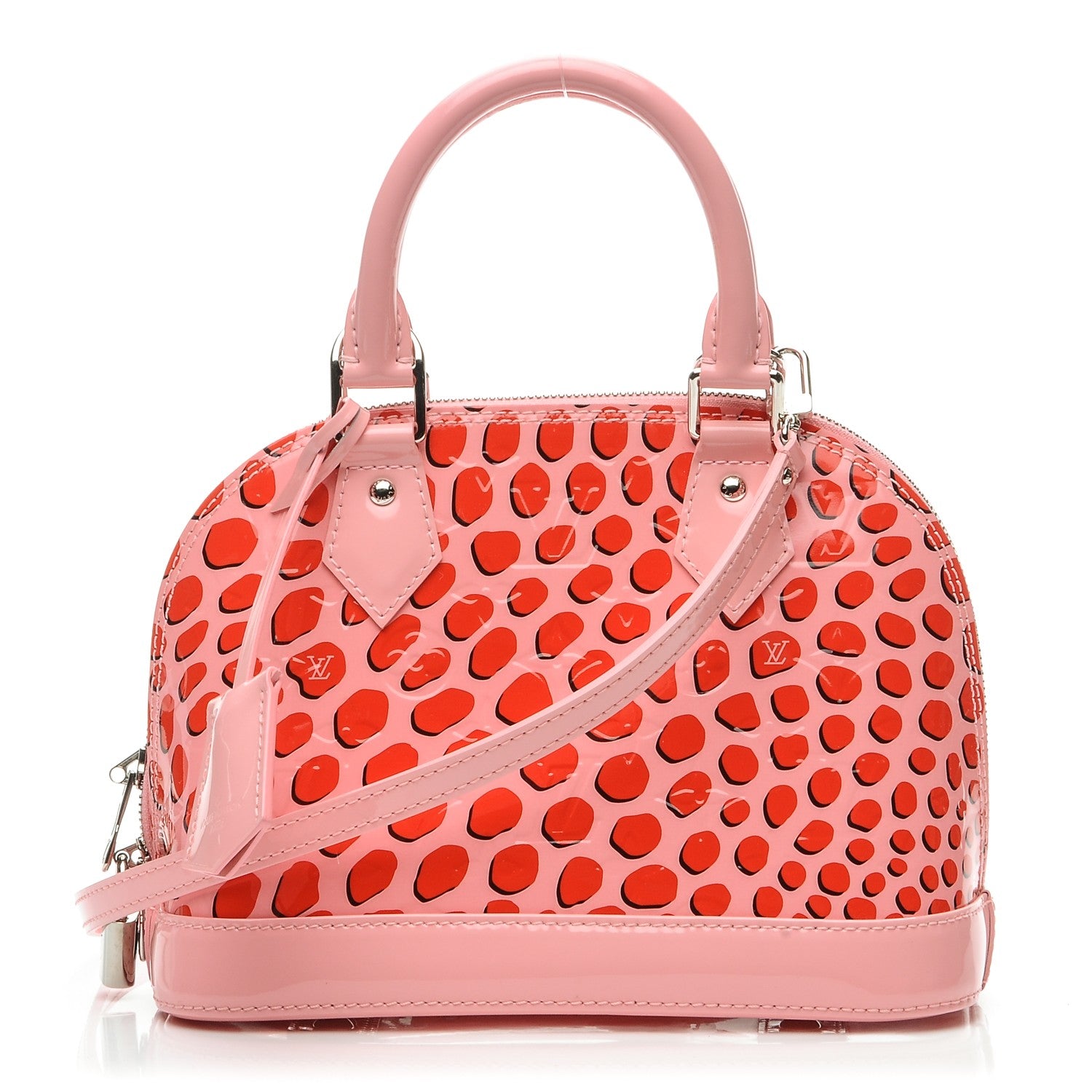 Louis Vuitton Vernis Jungle Dots Alma BB Sugar Pink Poppy 1 of 6
