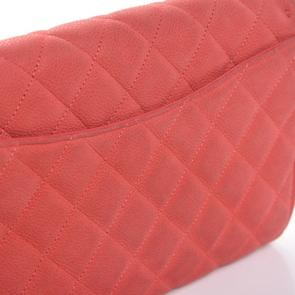 Chanel Iridescent Caviar Clutch with Chain Flap Red 11 of 12