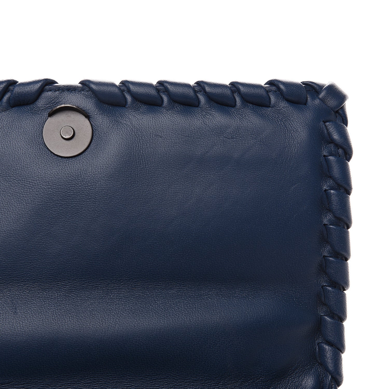 Bottega Veneta Nappa Intrecciato Baby Olimpia Shoulder Bag Denim 8 of 9
