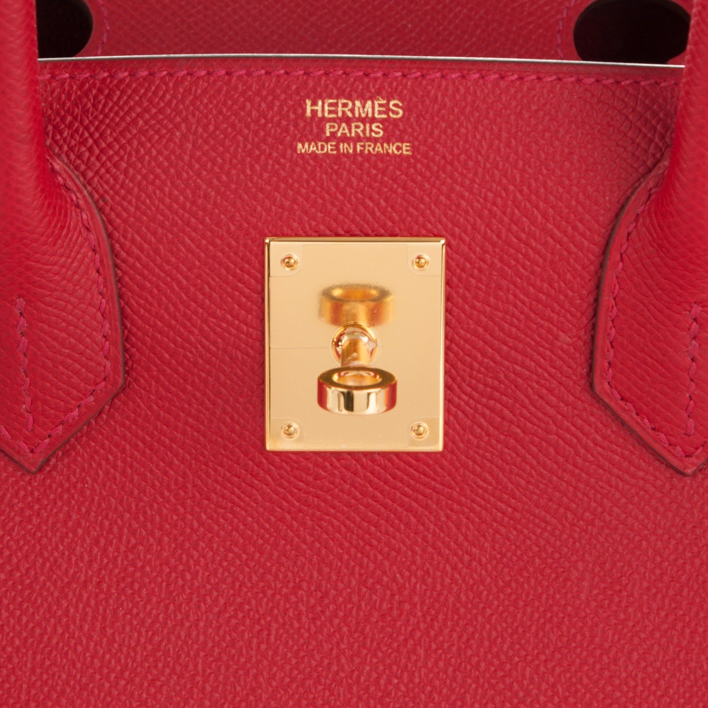 Epsom Birkin 30 Rouge Casaque