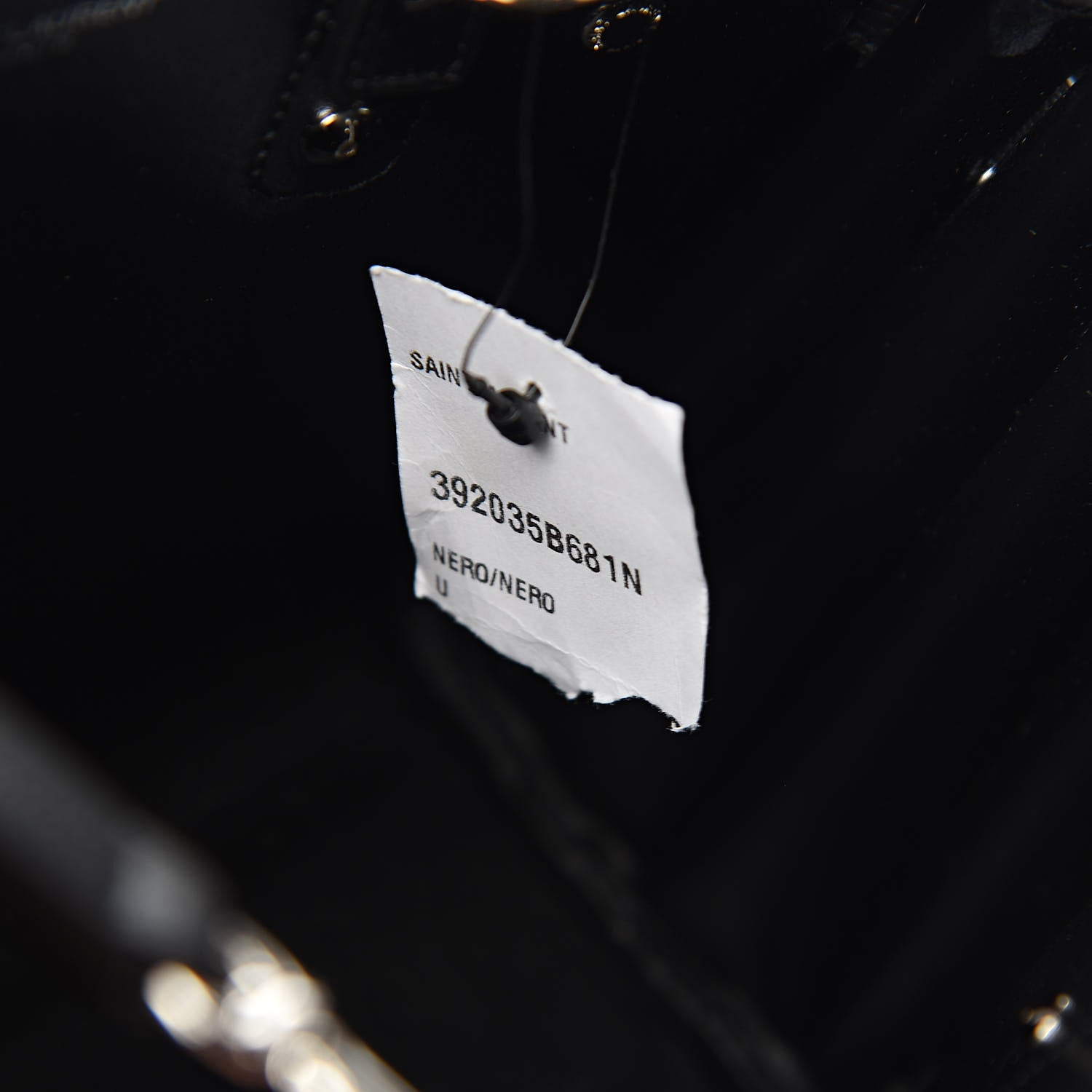 Saint Laurent Grained Calfskin Nano Sac De Jour Black 7 of 11