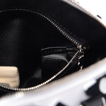 Louis Vuitton X UF Tufted Monogram Speedy Bandouliere 25 White Black 10 of 11