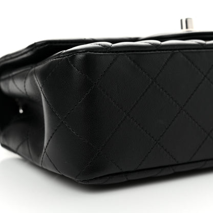 Chanel Lambskin Quilted Mini Rectangular Flap Black 10 of 11