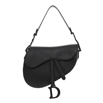 Christian Dior Ultra Matte Calfskin Saddle Bag Black 1 of 13