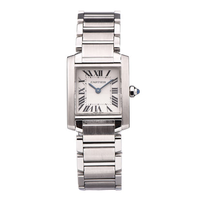 Cartier Stainless Steel 20mm Tank Francaise Quartz Watch 1 of 7