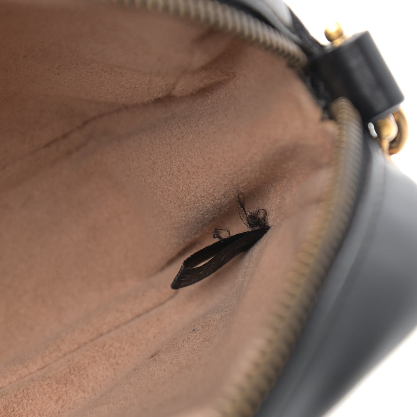 Calfskin Matelasse Mini GG Marmont Chain Shoulder Bag Black