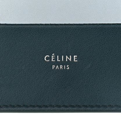 Celine Smooth Lambskin Frame Evening Chain Clutch Mineral Dark Green 6 of 19