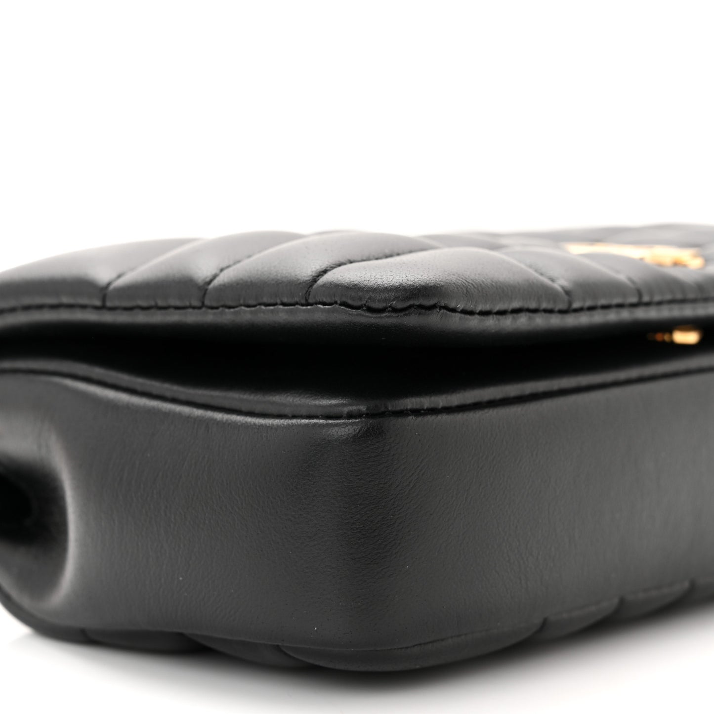 Lambskin Quilted Mini Lola Bag Black
