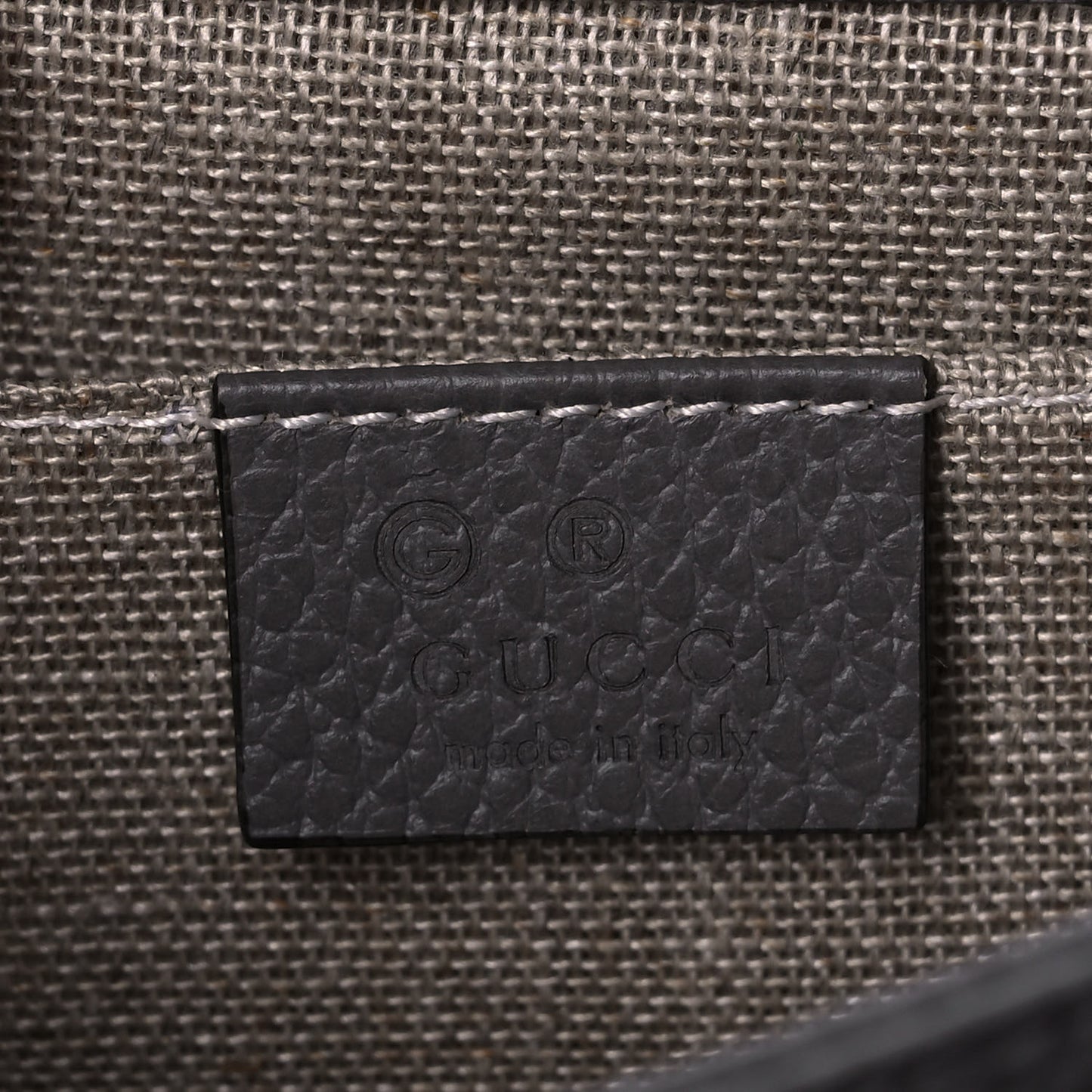 Dollar Calfskin Small Interlocking G Shoulder Bag Loess