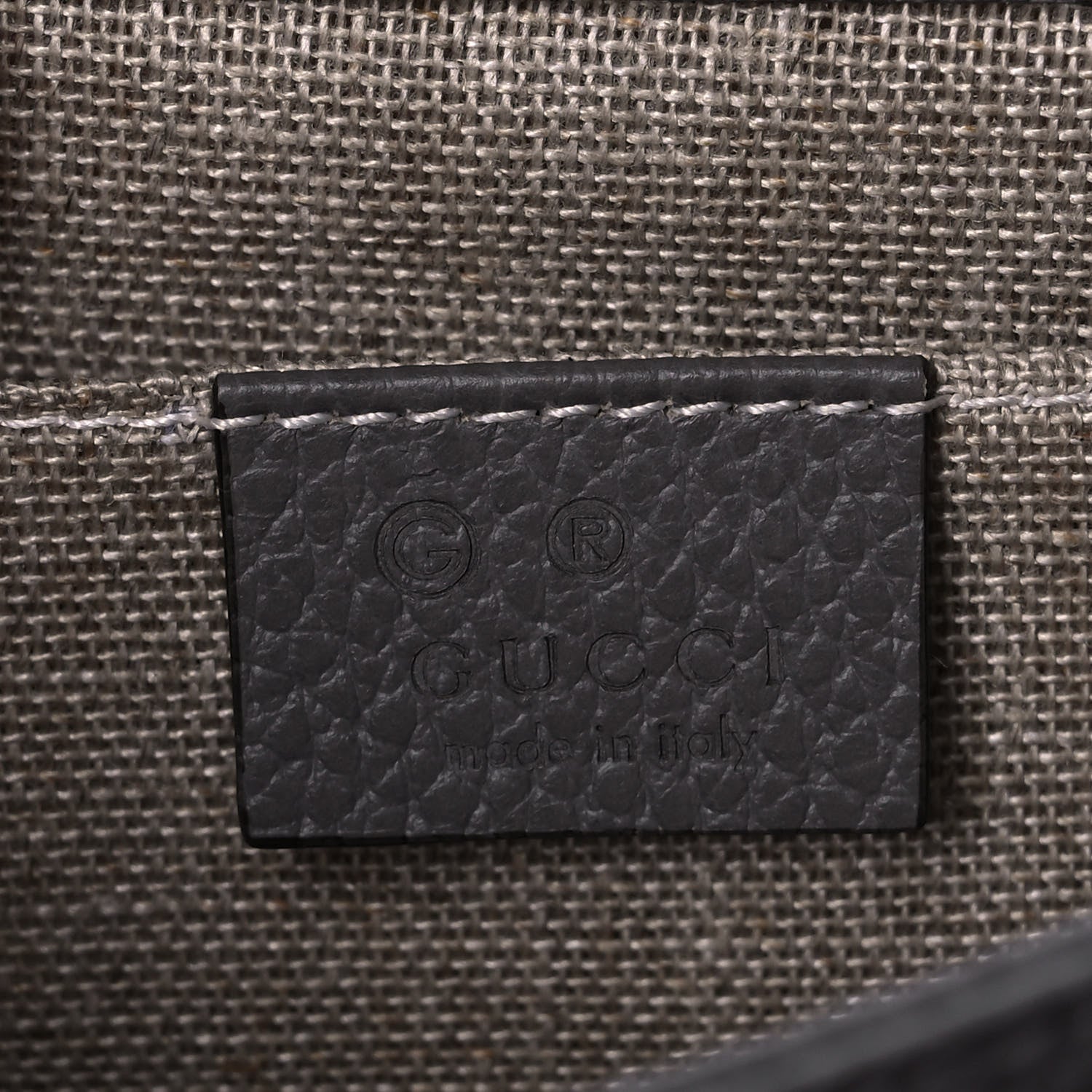 Gucci Dollar Calfskin Small Interlocking G Shoulder Bag Loess 6 of 12