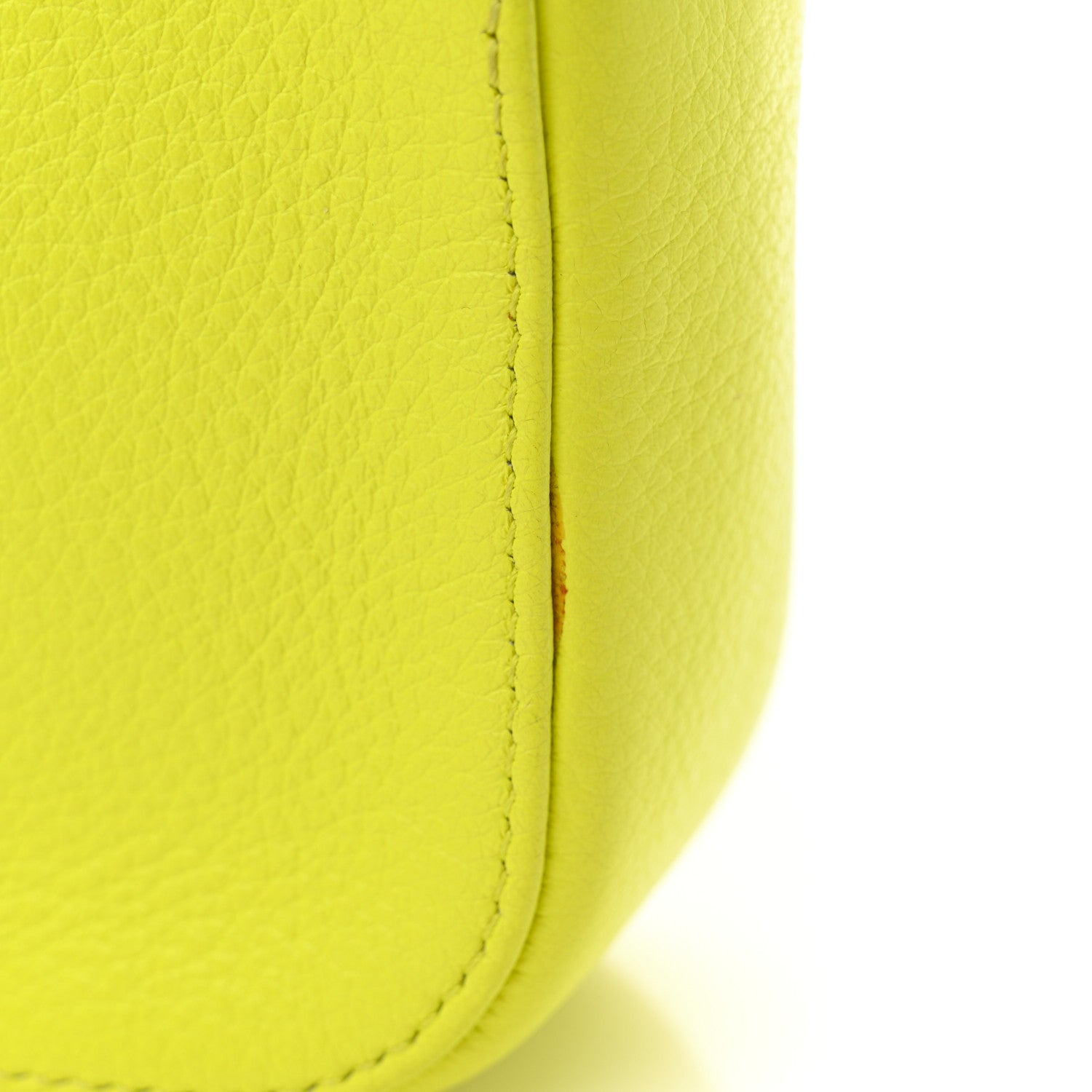 Balenciaga Calfskin Logo XS Everyday Camera Bag Acid Green Black 11 of 12