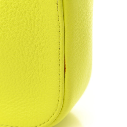 Balenciaga Calfskin Logo XS Everyday Camera Bag Acid Green Black 11 of 12