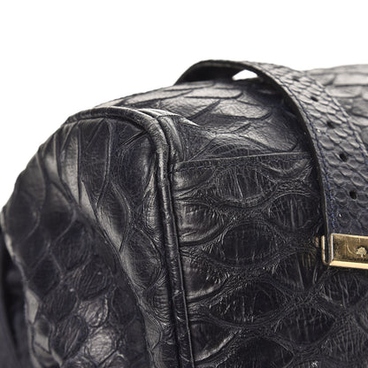 Mulberry Silky Snake Print Oversized Alexa Nightshade Blue 11 of 14