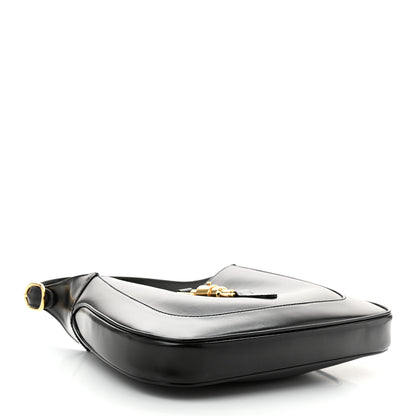 Gucci Boarded Dyana Lux Calfskin Small Jackie 1961 Hobo Black 4 of 10