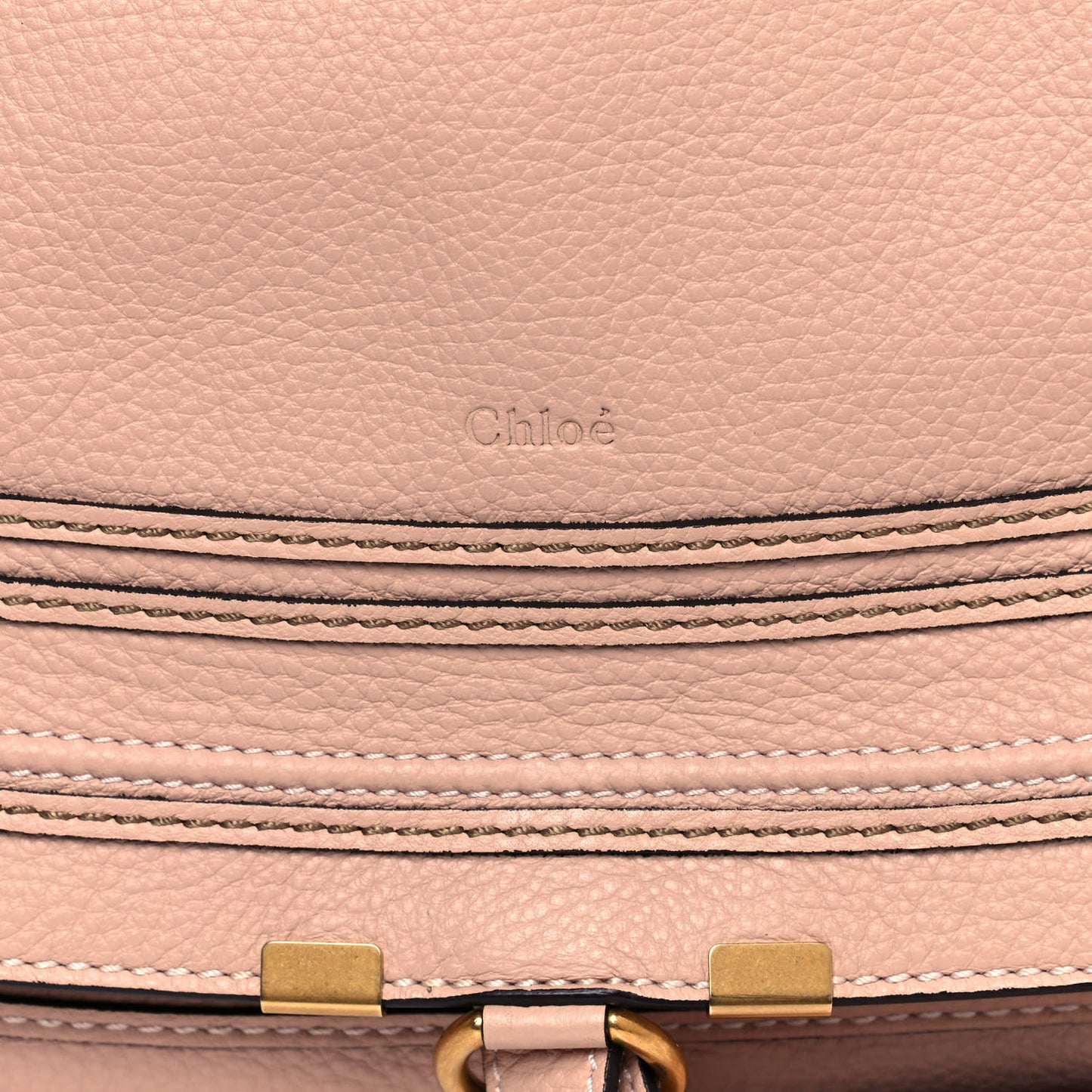 Calfskin Large Marcie Satchel Blush Nude