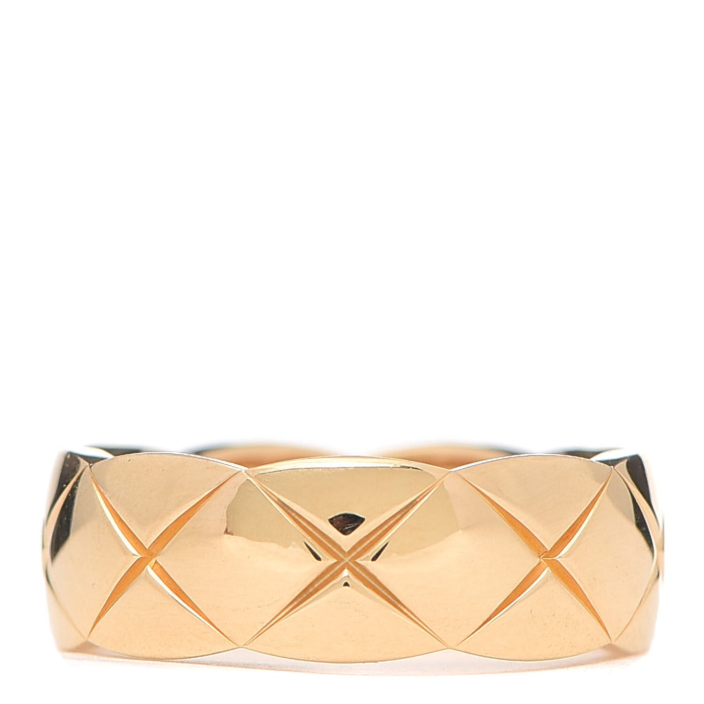 18K Yellow Gold Diamond Small Coco Crush Ring 51 5.75