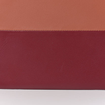 Celine Lambskin Bi-Color Solo Clutch Pouch Terracotta 8 of 12