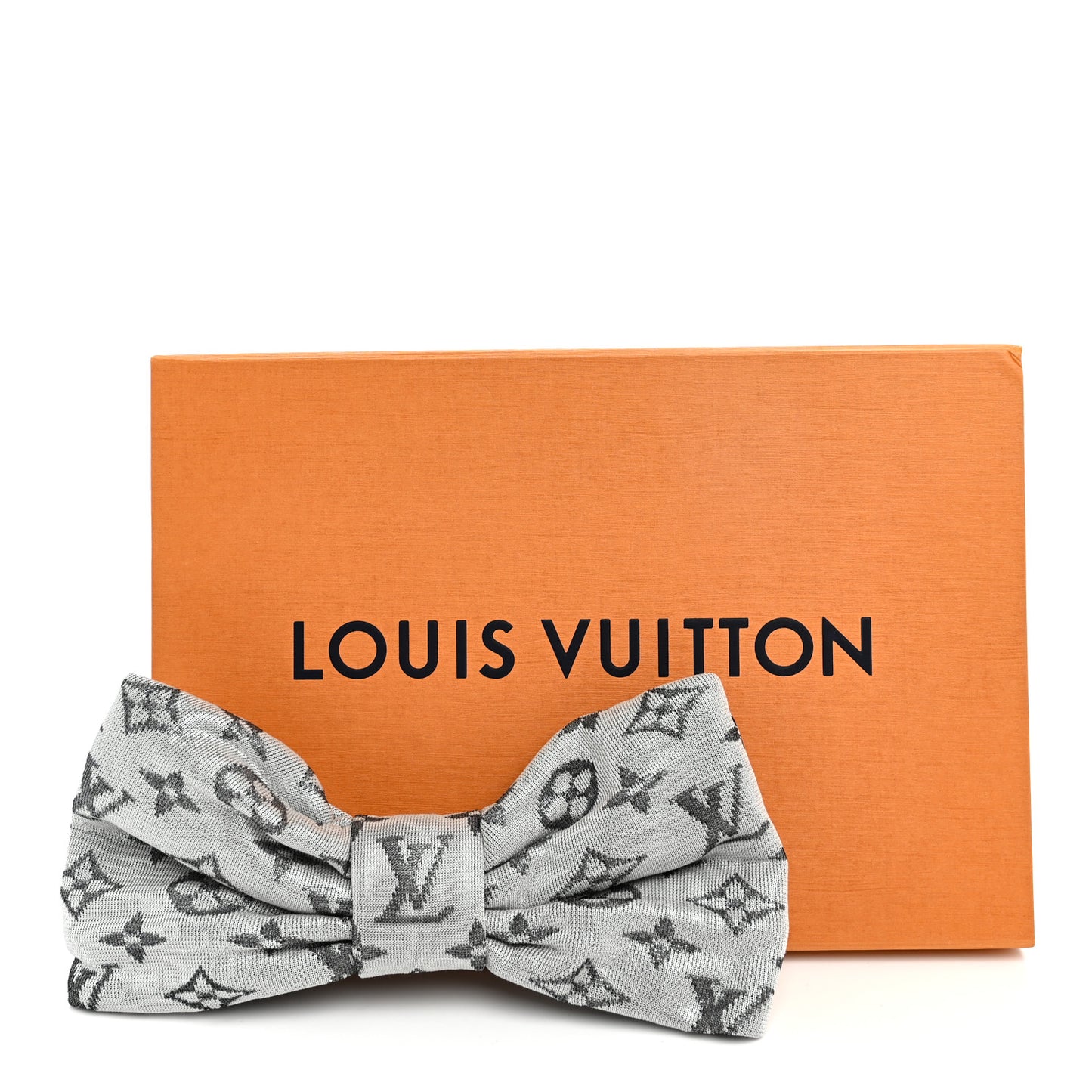 Silk Monogram LV Pool Party Turban Headband Argent