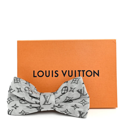 Louis Vuitton Silk Monogram LV Pool Party Turban Headband Argent 5 of 5