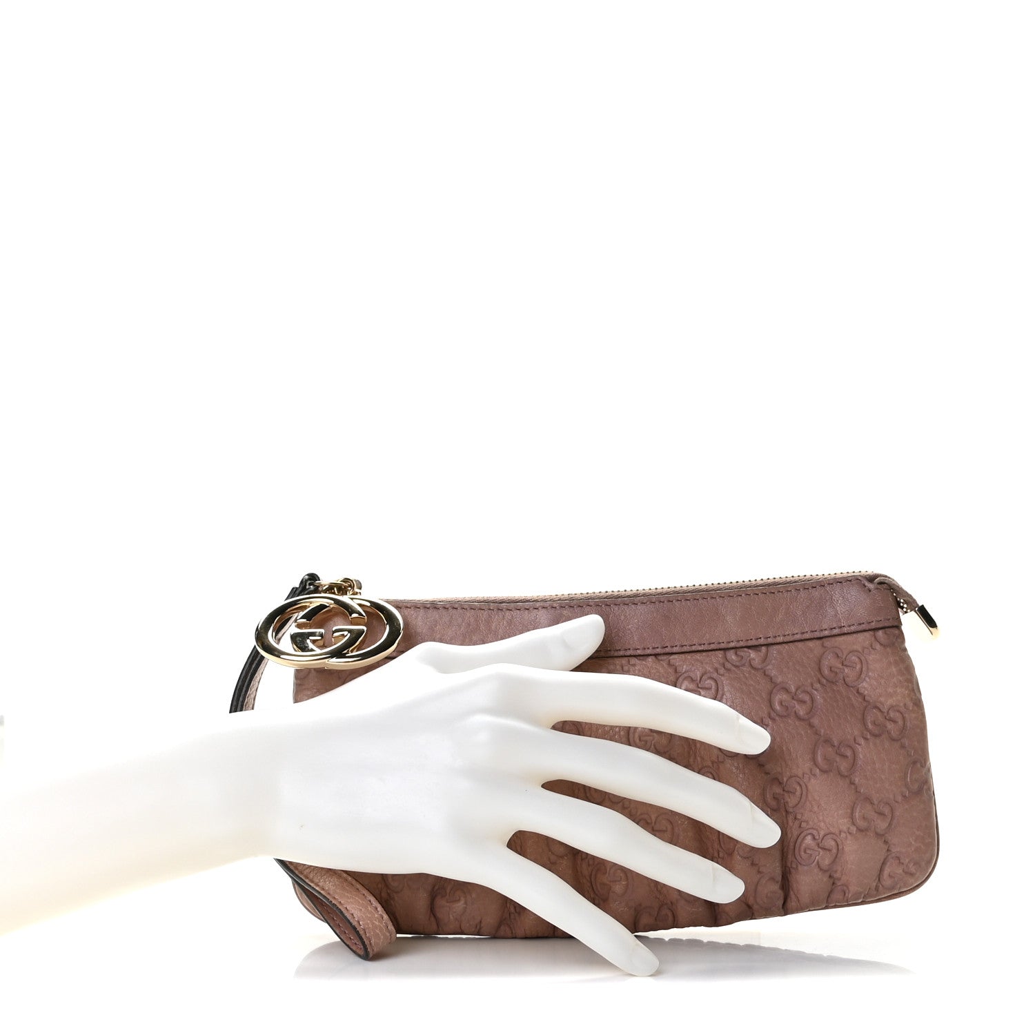 Gucci Guccissima New Britt Wristlet Light Pink 2 of 9