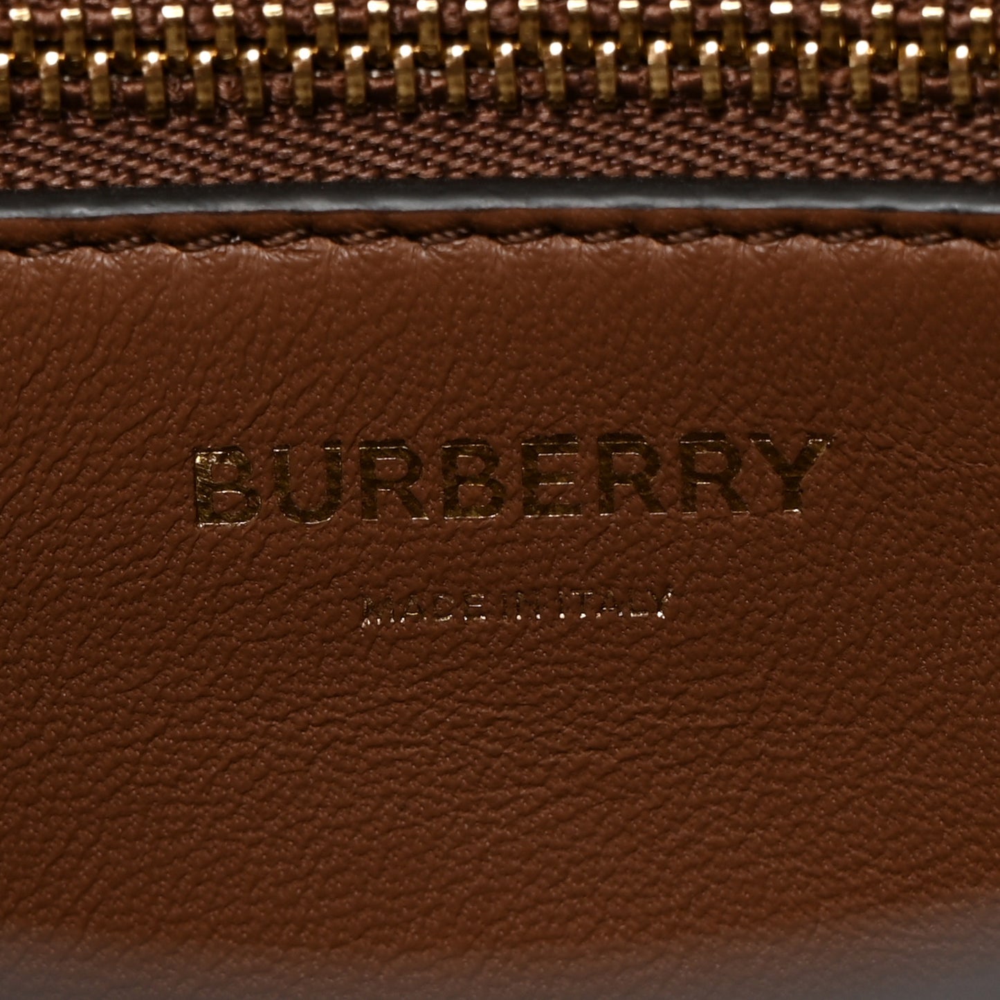 Smooth Calfskin Mini Pocket Bag Malt Brown