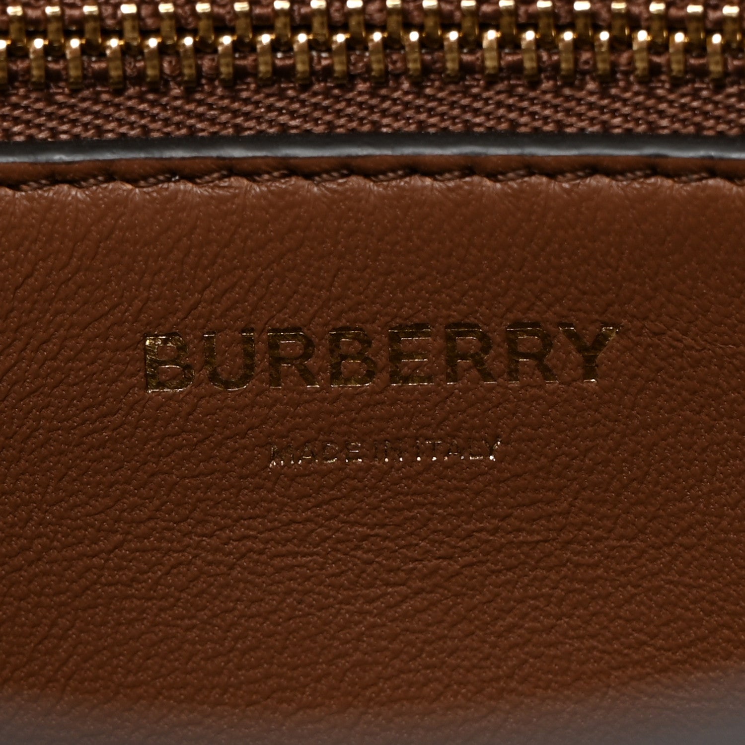 Burberry Smooth Calfskin Mini Pocket Bag Malt Brown 7 of 12