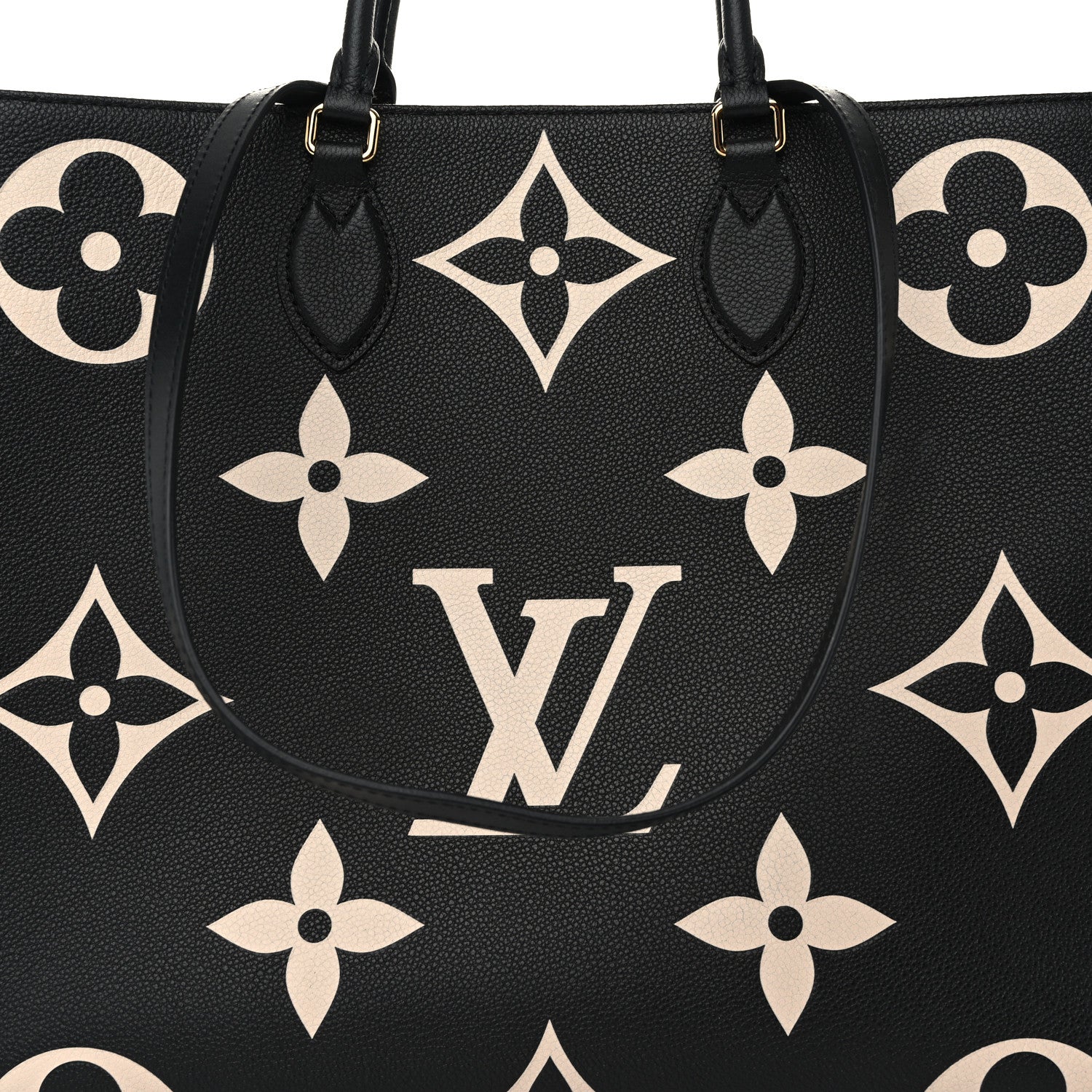 Louis Vuitton Empreinte Monogram Giant Onthego GM Black Beige 7 of 10