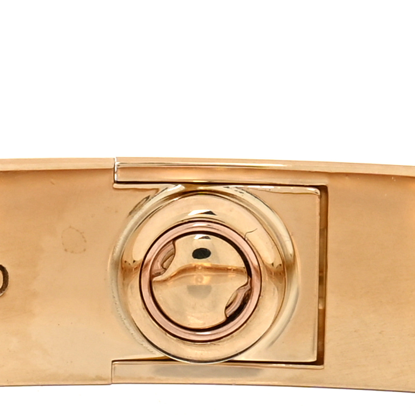 18K Yellow Gold 4 Diamond LOVE Bracelet 16