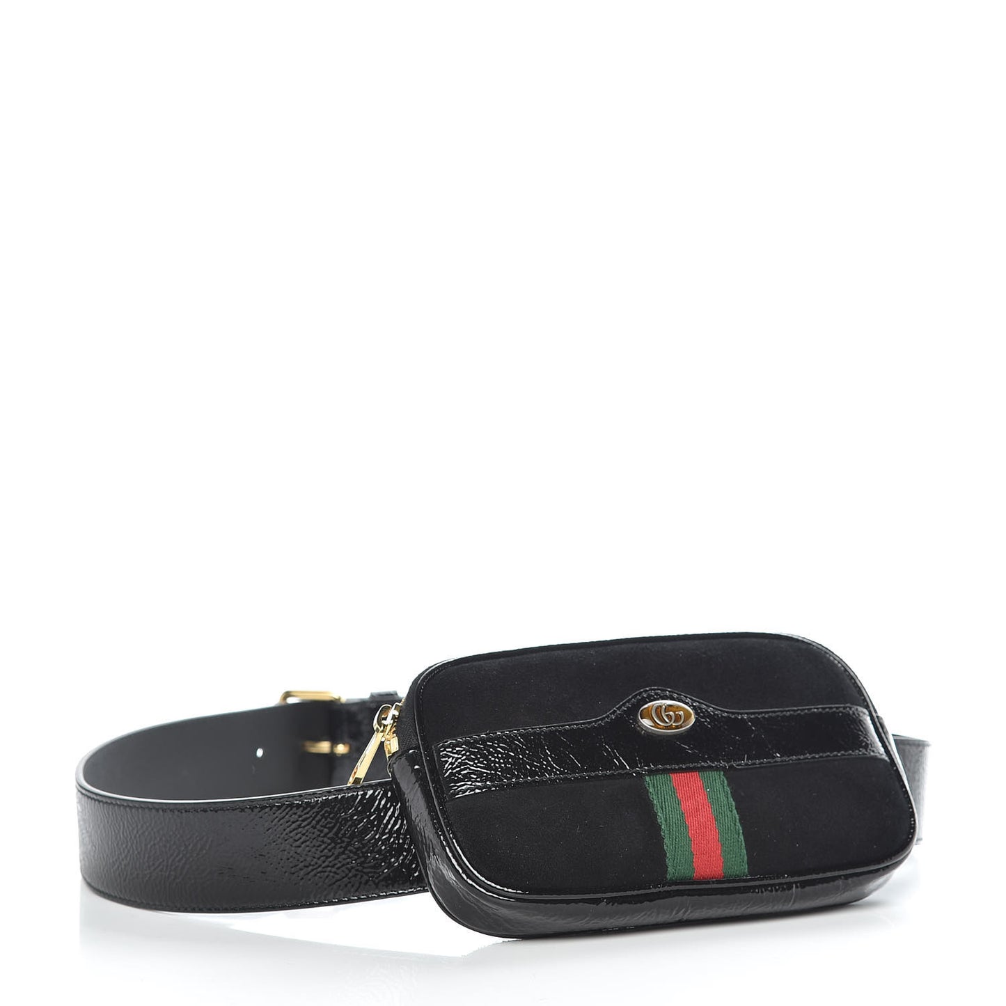 Suede Patent Ophidia Belted iPhone Case 90 36 Black