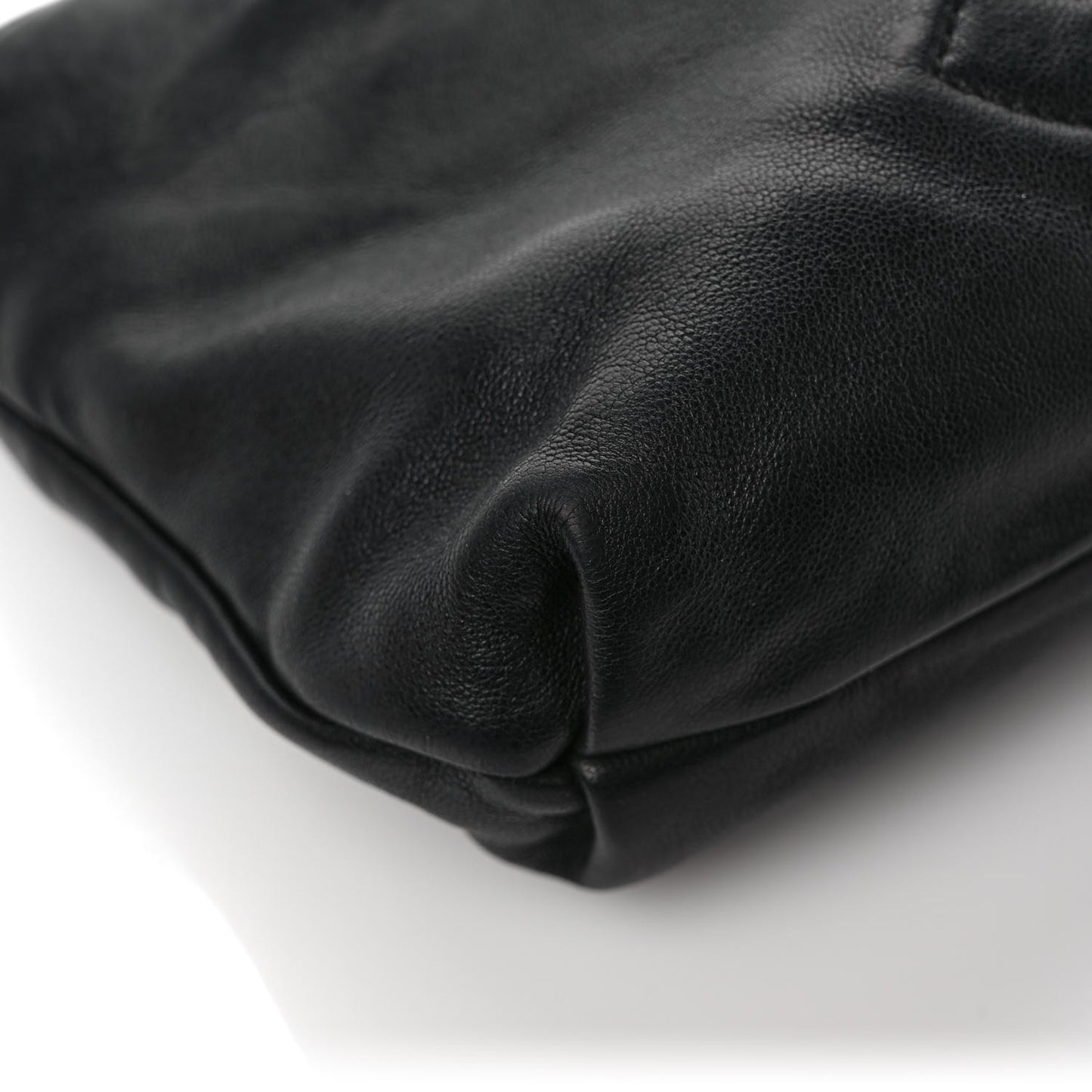 Lambskin Soft Chain Pochette Black