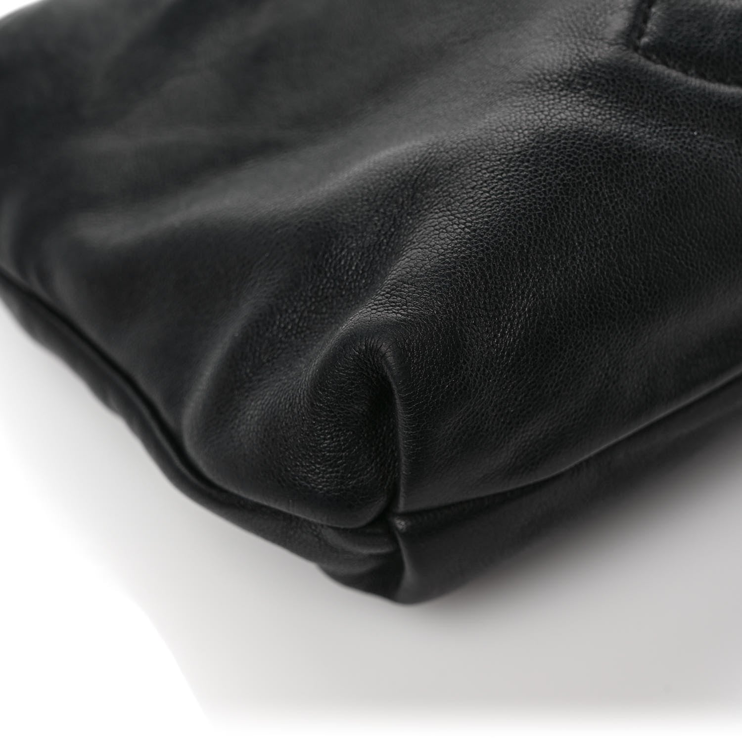 Chanel Lambskin Soft Chain Pochette Black 10 of 12