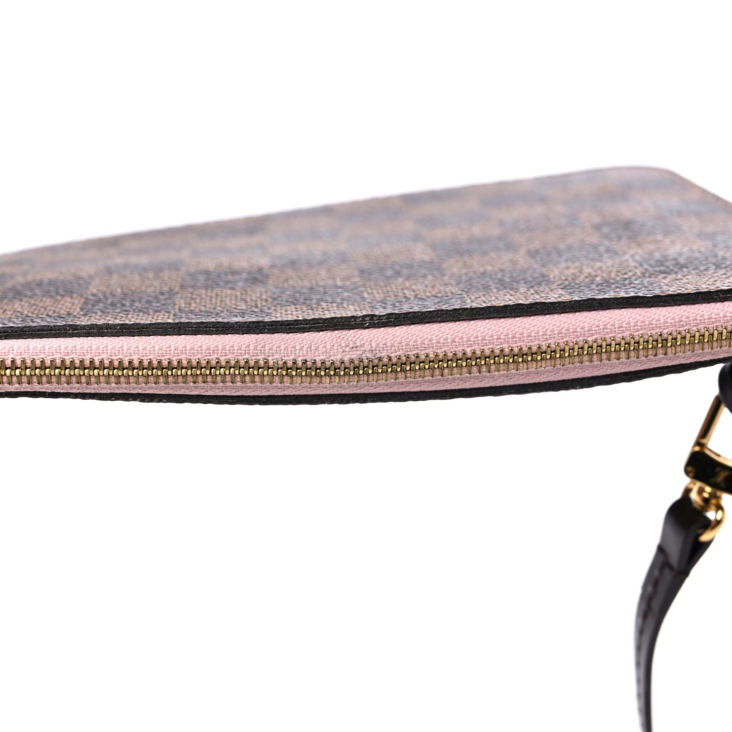 Damier Ebene Neverfull MM GM Pochette Rose Ballerine
