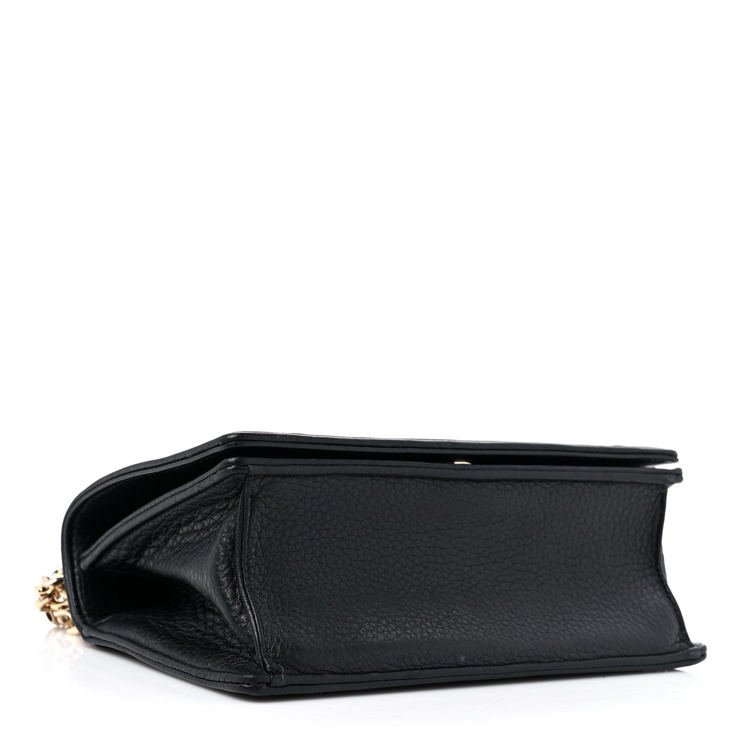 Christian Dior Grained Calfskin Small Diorama Flap Bag Black 4 of 12