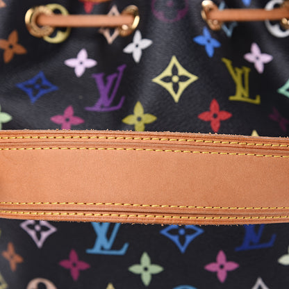 Louis Vuitton Monogram Multicolor Petit Noe Black 11 of 14