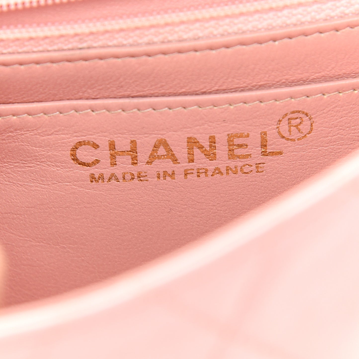 Lambskin Quilted Mini Square Flap Pink