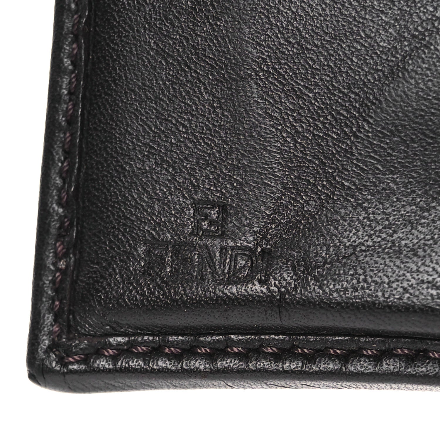Fendi Zucchino Compact Wallet Tobacco 7 of 11